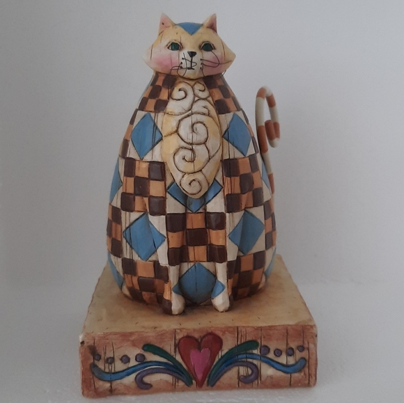 Jim Shore Heartwood Creek Cat 2003 - Picture 4 of 9